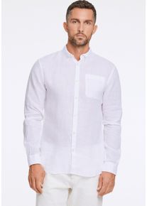 LINDBERGH Herren Leinenhemd "LINDBERGH Leinenhemd", weiß, Gr. XL, Oberstoff: 100% Leinen, Hemden