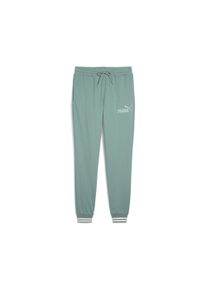 Puma Herren Trainingshose "UNITED SWEATPANTS TR CL", grün, sportlich, Gr. XL, bedruckt, Sweatware, Obermaterial: 68% Baumwolle, 32% Polyester, Hosen