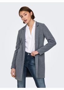 Only Damen Longblazer "ONLSOHO-NORMA LIFE L/S COATIGAN CC TLR", grau, modisch, Gr. S, unifarben, Obermaterial: 100% Polyester, Blazer