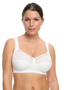 SuSa Damen Bügelloser BH, Gr. 90, weiß, Obermaterial: 54% Polyamid, 27% Baumwolle, 19% Elasthan, unifarben, feminin, BHs, mit eleganter