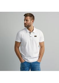 PME-Legend PME LEGEND Herren Poloshirt, weiß, casual, Gr. XXL, Web, Obermaterial: 95% Baumwolle, 5% Elasthan, Shirts, mit Logostickerei