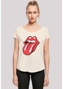 F4NT4STIC Damen T-Shirt "The Rolling Stones Zunge", weiß, casual, Gr. XXL, Obermaterial: 100% Baumwolle, Shirts, Premium Qualität