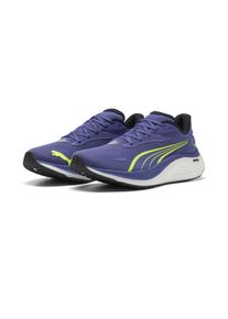 Puma Laufschuh "Electrify NITRO 4 Laufschuhe Herren", Gr. 47blau crystal gelb alert, Obermaterial: Textil, Synthetik; Futter: Textil; Innensohle: