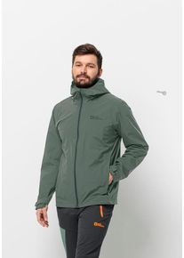 Jack Wolfskin Herren Funktionsjacke "ROBURY 2L JKT M", grün, Gr. M, OBERSTOFF 100% POLYESTER FUTTER 100% POLYESTER, Jacken