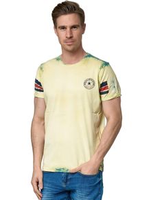 Rusty Neal Herren T-Shirt, grün, casual, Gr. M, bedruckt, 100% Baumwolle, Shirts, in cooler Vintage-Optik