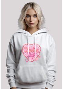 F4NT4STIC Damen Kapuzenpullover "Lover Babe Valentinstag", weiß, casual, Gr. M, Obermaterial: 65% Baumwolle, 35% Polyester, Pullover, Premium Qualität