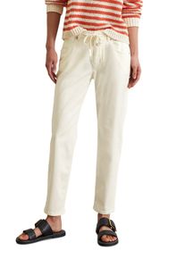 Marc O'Polo MARC O'POLO Damen 5-Pocket-Hose "mit TENCEL Lyocell", weiß, Gr. 28, unifarben, Obermaterial: 64% Lyocell, 32% Baumwolle, 4% Elasthan, Hosen