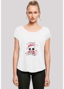 F4NT4STIC Damen T-Shirt "Anti Valentinstag LOVE is in the air", weiß, casual, Gr. XL, Obermaterial: 100% Baumwolle, Shirts, Premium Qualität