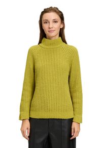 Cartoon Damen Strickpullover "Cartoon Strickpullover mit Stehkragen", grün, casual, Gr. 42, Obermaterial: 100% Polyester., Pullover, Rippbündchen