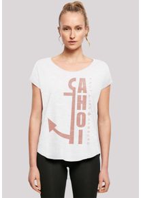F4NT4STIC Damen T-Shirt "Ahoi Anker Knut & Jan Hamburg", weiß, casual, Gr. XXL, Obermaterial: 100% Baumwolle, Shirts, Print