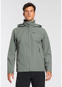 Jack Wolfskin Herren Funktionsjacke "ELDERBERG", grün, sportlich, Gr. S, Obermaterial: 100% Polyester. Futter: 100% Polyester. Netzfutter: 100%