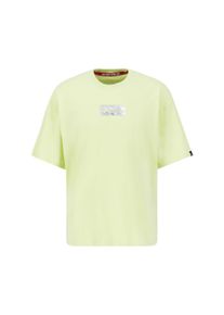 Herren T-Shirt "Alpha Industries Men - T-Shirts Metal Plate T-Shirt", grün, Gr. XXXL, Alpha Industries, Obermaterial: 100% Baumwolle, Shirts