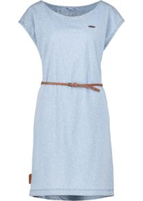 alife and kickin ALIFE & KICKIN Damen Blusenkleid "Damen MelloAK B", blau, Gr. S, 95% Baumwolle 5% Elasthan, Kleider