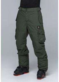 BULA Herren Skihose "Liftie", grün, sportlich, Gr. L, unifarben, 100% Polyester, Hosen, mit wasserdichter Funktion