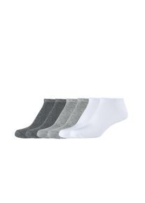 s.Oliver Damen Sneakersocken "Sneakersocken 6er Pack", Gr. 39, weiß, 75% Modal 23% Polyamid 2% Elasthan, uni, Socken