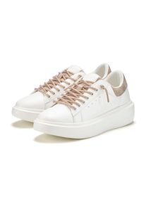 Lascana Damen Sneaker "Freizeitschuhe", Gr. 37, weiß, Obermaterial: 100% Lederimitat. Futter: 100% Textilmaterial. Decksohle: 100% Textilmaterial.