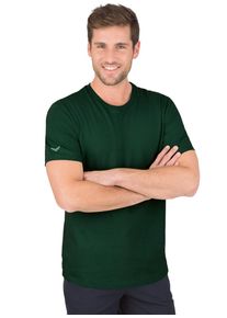 TRIGEMA Herren T-Shirt "TRIGEMA T-Shirt aus 100% Biobaumwolle", grün, Basic, Gr. XXL, 100% Baumwolle (Bio-Baumwolle kbA), Shirts