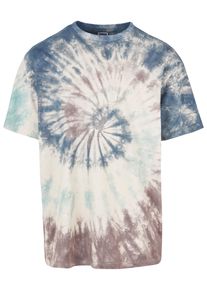 Urban Classics Herren T-Shirt "Urban Classics Herren Oversize Tie Dye Tee", weiß, casual, Gr. S, Batikmuster, 100% Baumwolle, Shirts