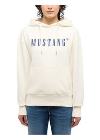 Mustang Damen Sweatshirt "Style Margo", weiß, casual, Gr. L, Obermaterial: 100% Baumwolle, Sweatshirts