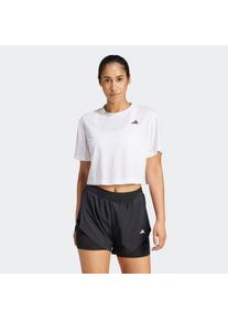 Damen T-Shirt "TE MIN TEE", weiß, sportlich, Gr. XXL, adidas Performance, Obermaterial: 70% Polyester, 30% Viskose, Shirts