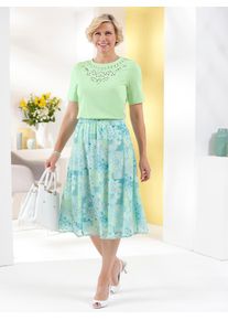 CLASSIC Damen Kurzarmshirt "Shirt", grün, Gr. 38, unifarben, 50% Baumwolle, 50% Modal, Shirts