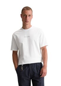 Marc O'Polo Herren T-Shirt "mit Rückenprint", weiß, Gr. XL, MARC O'POLO DENIM, unifarben, Obermaterial: 100% Baumwolle, Shirts