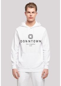 F4NT4STIC Herren Kapuzenpullover "Downtown LA HOODIE", weiß, casual, Gr. XXL, Obermaterial: 50% Baumwolle, 50% Polyester, Pullover, Print