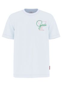 JOOP! JOOP JEANS Herren Kurzarmshirt "Alessio", weiß, casual, Gr. XXL, unifarben, Single Jersey, Obermaterial: 100% Baumwolle, Shirts, Mit mehrfarbigem