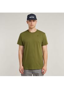 G-Star Raw G-STAR Herren T-Shirt "Base", grün, casual, Gr. XXL, unifarben, Single Jersey, Obermaterial: 100% Baumwolle, Shirts