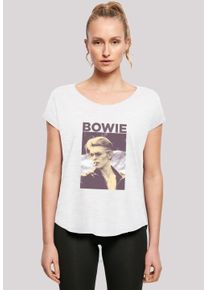 F4NT4STIC Damen T-Shirt "David Bowie Smoking Photograph", weiß, casual, Gr. XXL, Obermaterial: 100% Baumwolle, Shirts, Print