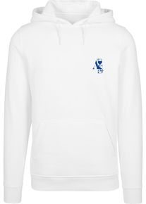 MisterTee Herren Kapuzensweatshirt "MisterTee A S Club Hoody", weiß, Gr. L, bedruckt, 65% Baumwolle, 35% Polyester, Sweatshirts