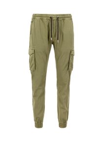 Herren Jogginghose "Alpha Industries Men - Pants Cotton Twill Jogger", grün, Gr. XL, Alpha Industries, Obermaterial: 98% Baumwolle, 2% Elastan,