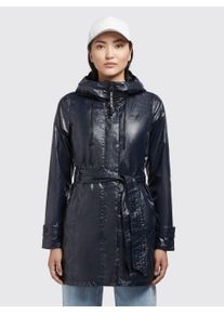 Khujo Damen Regenmantel "ALECIA2", grau, casual, Gr. XS, unifarben, 63% Nylon, 37% Polyurethan, Mäntel