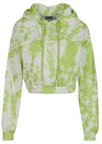 Thug Life Damen Kapuzenpullover "Thug Life Damen Thug Life Dystopia Hoody", grün, casual, Gr. S, mehrfarbig, 80% Baumwolle, 20% Polyester, Pullover