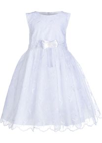 happy girls Mädchen Midikleid "dress", weiß, festlich, Gr. 80, Jersey, Obermaterial: 100% Polyester, Kleider
