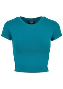 Urban Classics Herren T-Shirt "Urban Classics Damen Ladies Stretch Jersey Cropped Tee", grün, klassisch, Gr. XL, unifarben, 95% Baumwolle, 5%