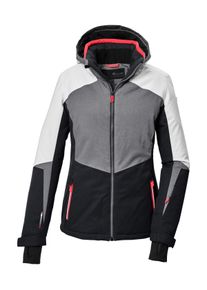 Killtec Damen Skijacke "KSW 66 WMN SKI JCKT", grau, sportlich, Gr. 38, Oberstoff 1: 100% Polyester/ Oberstoff 2: 93% Polyester, 7% Elasthan, Futter: