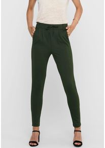 Only Damen Jogger Pants "ONLPOPTRASH LIFE EASY COL PANT PNT NOOS", grün, casual, Gr. S, unifarben, Milano Rib, Obermaterial: 63% Viskose, 32% Nylon,