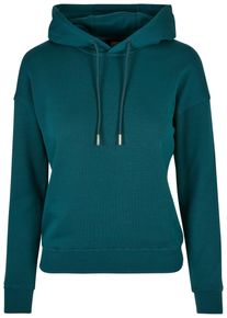 Urban Classics Damen Kapuzenpullover "Urban Classics Damen Ladies Hoody", grün, casual, Gr. S, unifarben, 63% Baumwolle, 37% Polyester, Pullover
