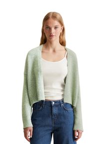 Marc O'Polo Damen Cardigan "aus Baumwoll-Multicolor-Garn", grün, Gr. XL, MARC O'POLO DENIM, unifarben, Obermaterial: 53% Baumwolle, 24% Polyamid, 23% Alpaka,