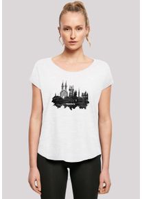 F4NT4STIC Damen T-Shirt "Cities Collection - Munich skyline", weiß, casual, Gr. XXL, Obermaterial: 100% Baumwolle, Shirts, Print