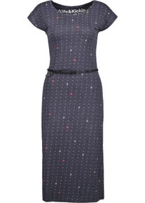 alife and kickin ALIFE & KICKIN Damen Sommerkleid "Damen MelliAK B", blau, Gr. L, 65% Baumwolle 35% Polyester, Kleider
