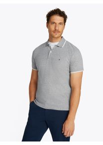 Tommy Hilfiger Herren Poloshirt "LINEN PIQUE REG POLO", grün, Gr. XL, Jersey, Obermaterial: 75% Baumwolle, 25% Leinen, Shirts