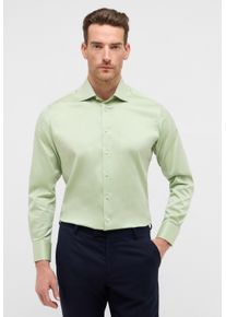 Eterna Herren Langarmhemd "MODERN FIT", grün, Gr. 46, Twill, 100% Baumwolle, Hemden, NON IRON (bügelfrei)