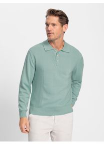 Marco Donati Herren Polokragenpullover "Polopullover", grün, Gr. 48, unifarben, 100% Baumwolle, Pullover