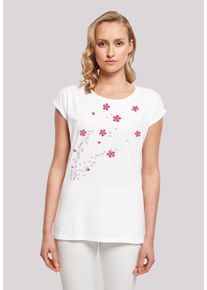 F4NT4STIC Damen T-Shirt "Blumen Ranke", weiß, casual, Gr. XXL, Obermaterial: 100% Baumwolle, Shirts, Print
