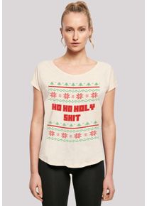F4NT4STIC Damen T-Shirt "Ho Ho Holy", weiß, casual, Gr. XXL, Obermaterial: 100% Baumwolle, Shirts, Print