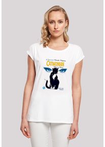 F4NT4STIC Damen T-Shirt "DC Comics Batman Catwoman When In Rome", weiß, casual, Gr. M, Obermaterial: 100% Baumwolle, Shirts, Damen,Premium