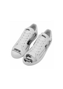 DOGO Damen Sneaker "Ace Low-Top Sneaker Champion Damen Sneaker", Gr. 45, weiß, Lederimitat, casual, Schuhe, Vegan