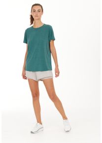 ENDURANCE ATHLECIA ATHLECIA Herren Funktionsshirt "LIZZY", grün, sportlich, Gr. 38, meliert, 88% Polyester, 12% Elasthan, Shirts, mit QUICK DRY-Technologie